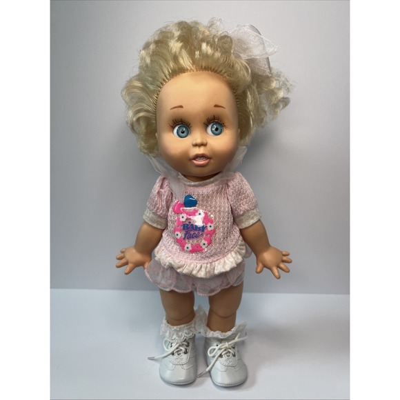Galoob Other - Vintage 1990 Galoob Baby Face So Innocent Cynthia #7 Original Top Blue Eyes